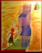 "Journey to Christmas", acrylic on canvas, 61cm x 85cm