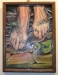 Sarah Douglas: "The journey, long and ugly..", Oil on canvas, 40 x 30cm